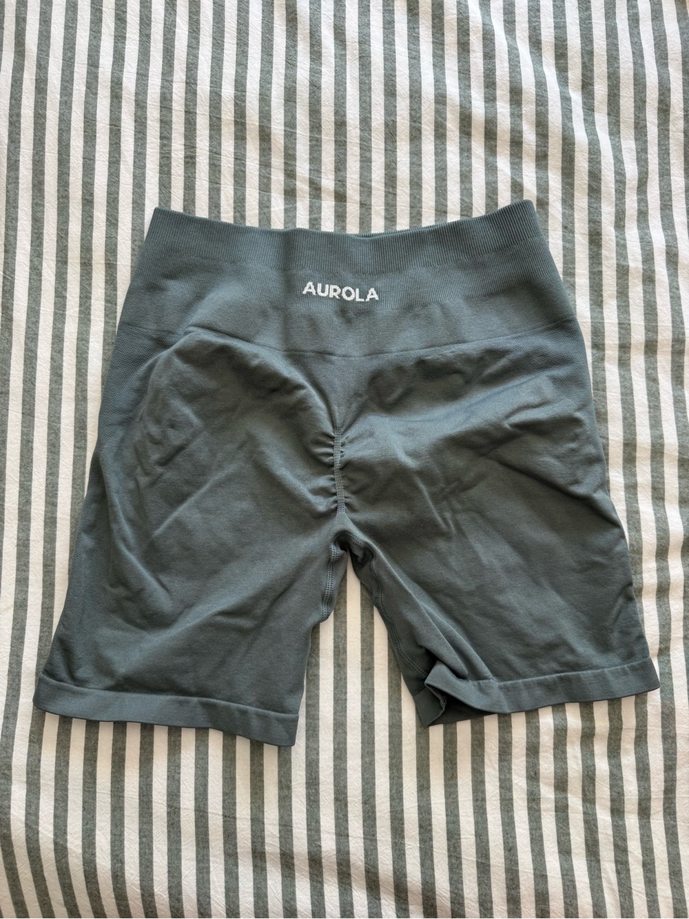 Aurola High-Waist Women’s Bike Shorts in Dark Grey